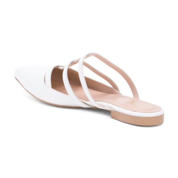 RICCARDO BOCCIA Made In Italy Leather Pointy Toe Multi Strap Shoes - Picture 2 of 2